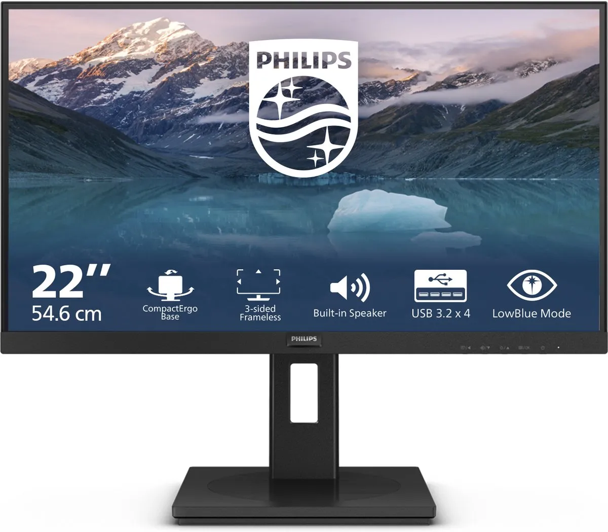Philips 222S9JML/00 Monitor 21.5" Full HD - Zwart