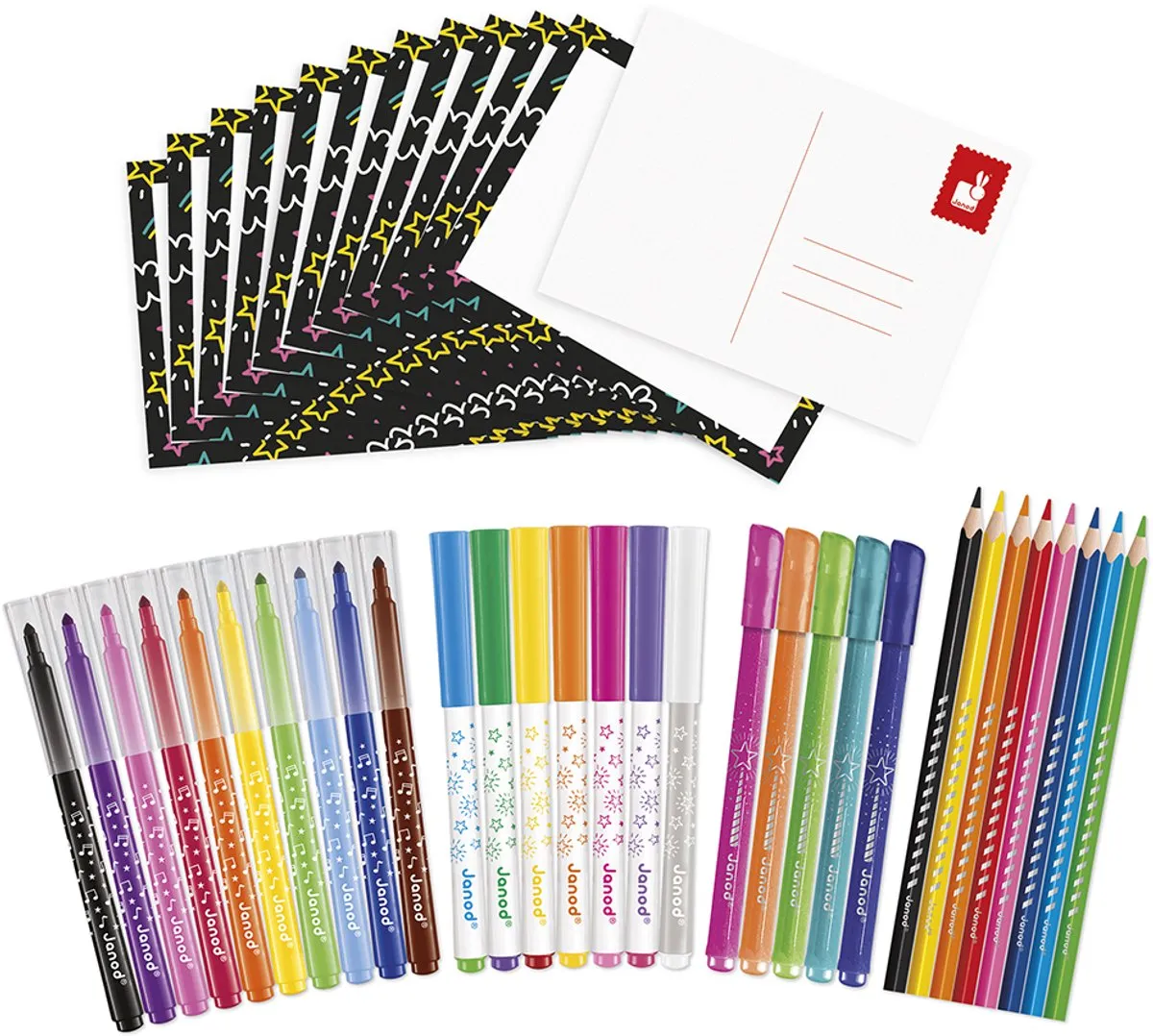 Janod Colo Kleurset - 42 Stuks Multicolor