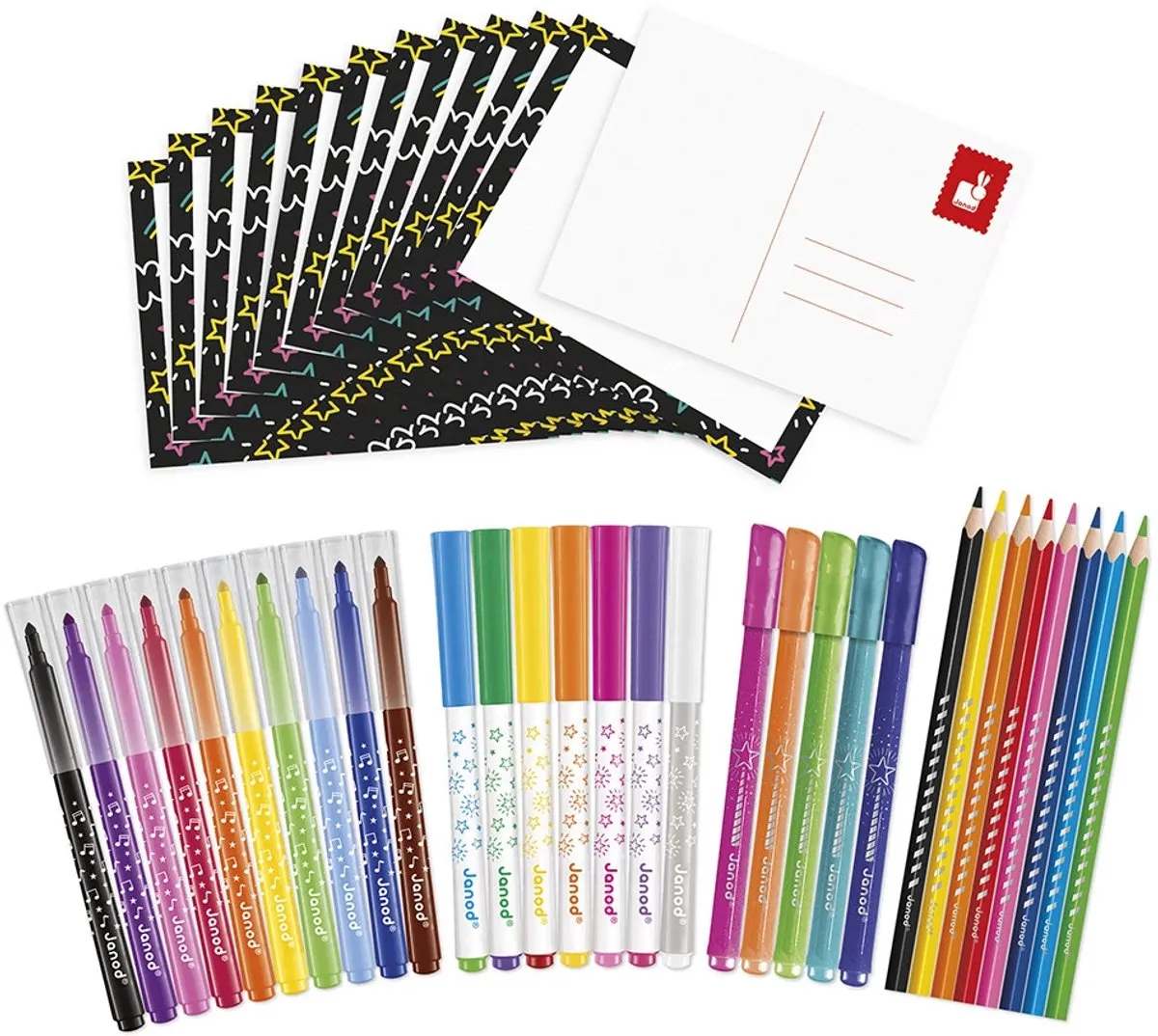 Janod Colo Kleurset - 42 Stuks Multicolor