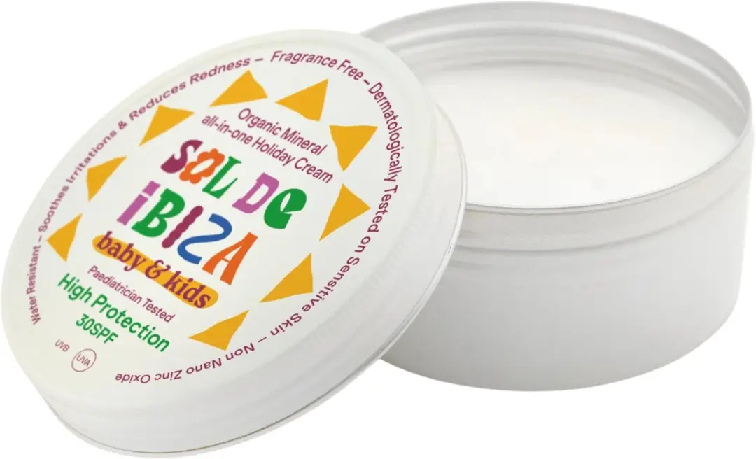 Sol de Ibiza Baby Zonnebrand SPF30 100g - Natuurlijk & Parfumvrij
