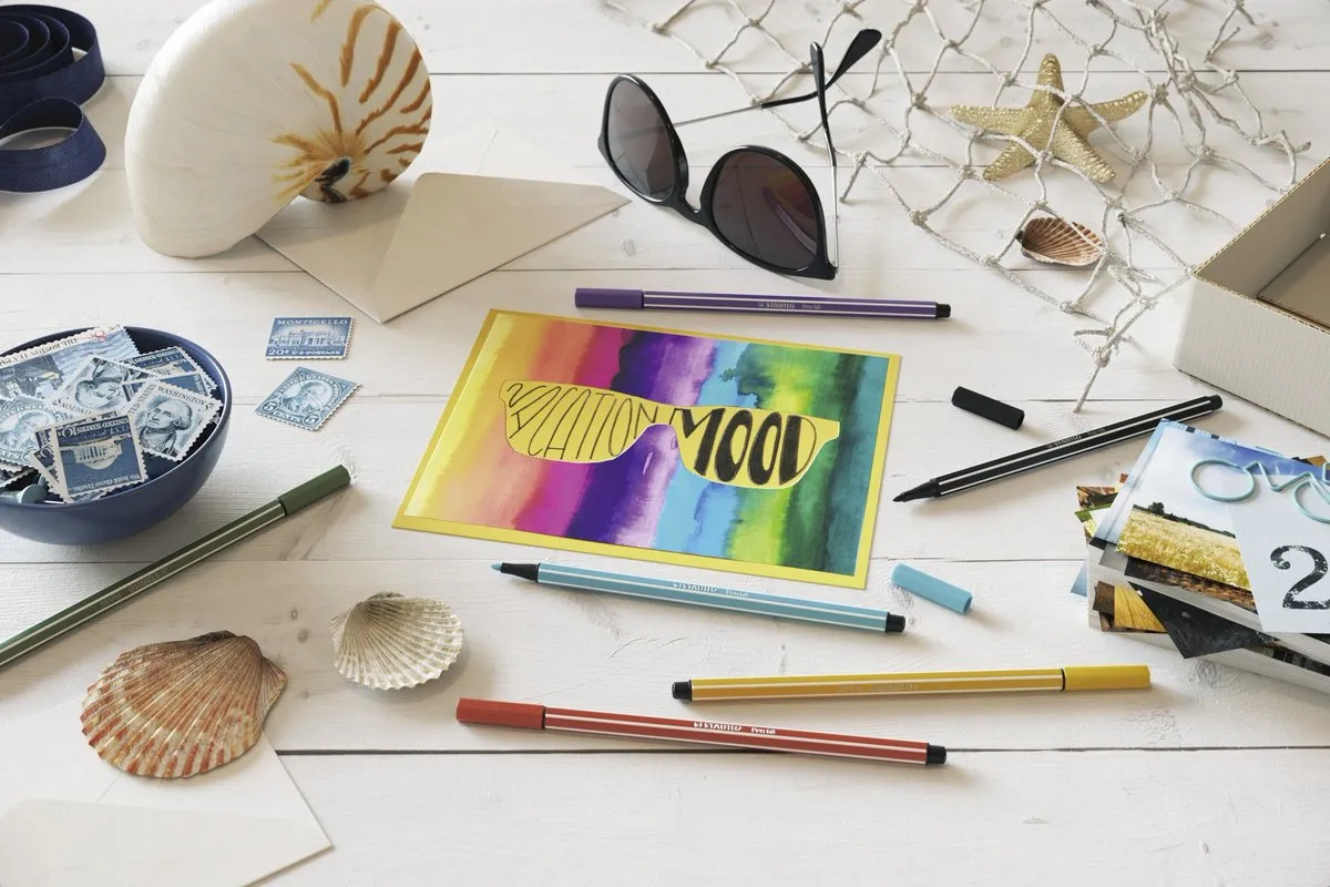 STABILO Pen 68 Premium Viltstift - 6 Neon Kleuren