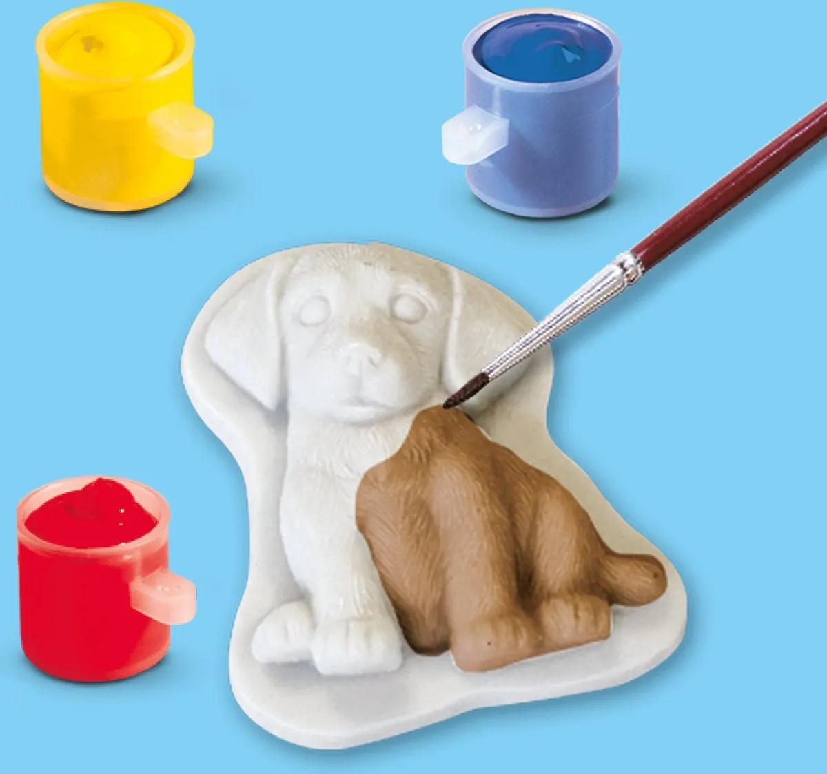 SES Creative Honden Giet- en Schilderpakket - 6 Kleuren