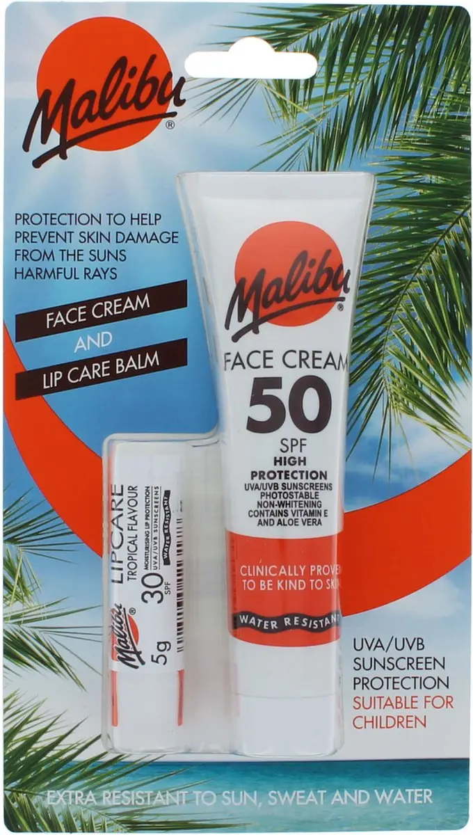 Malibu Gezichtcrème & Lippenbalsem 40ml