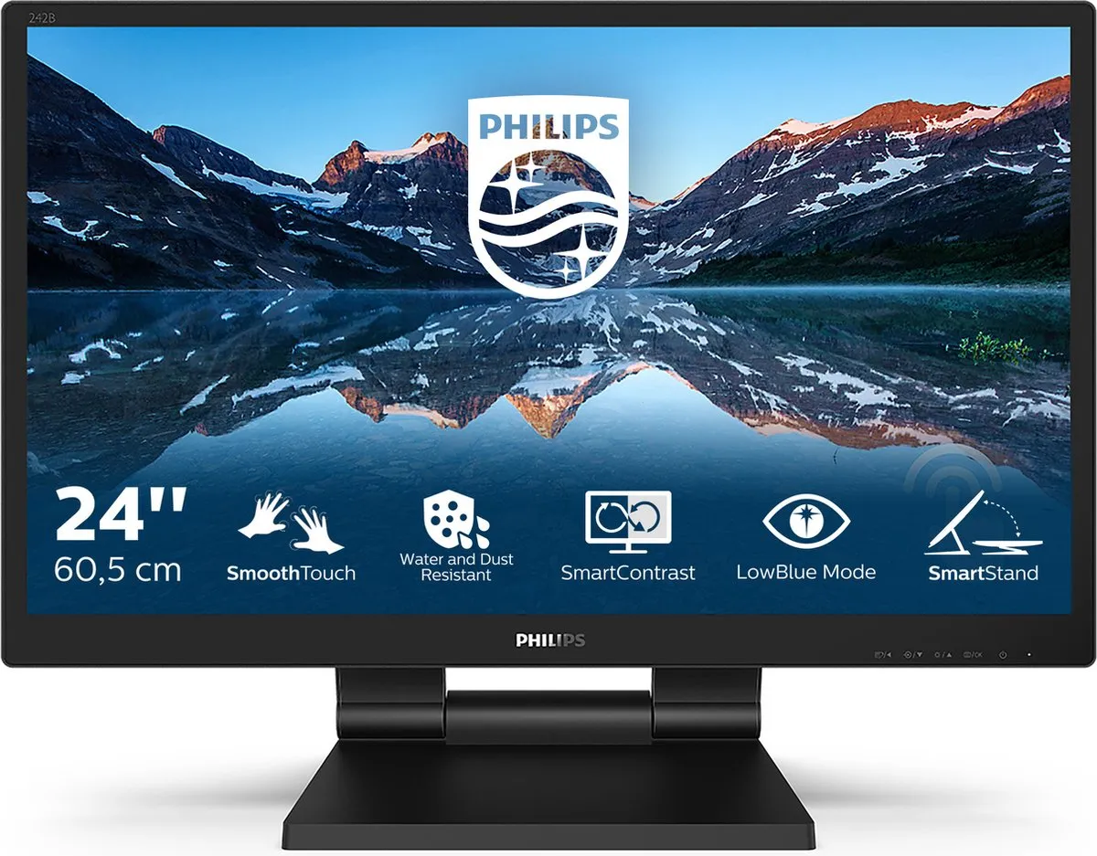 Philips 242B9T/00 IPS Monitor 24" - Zwart