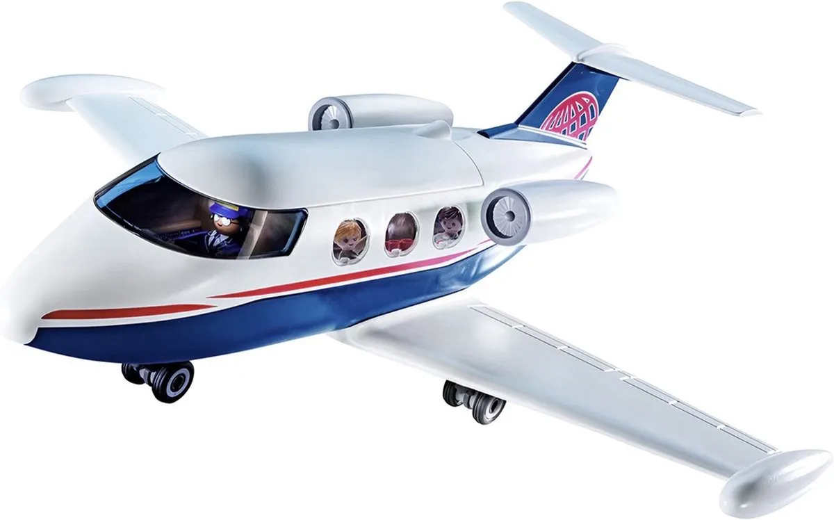 Playmobil City Life Privévliegtuig 70533 - Wit/Blauw