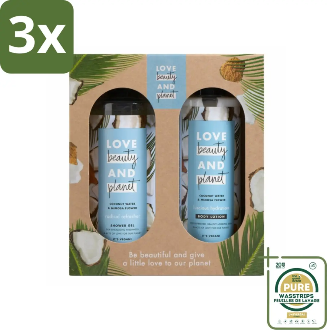 3 x Love Beauty and Planet