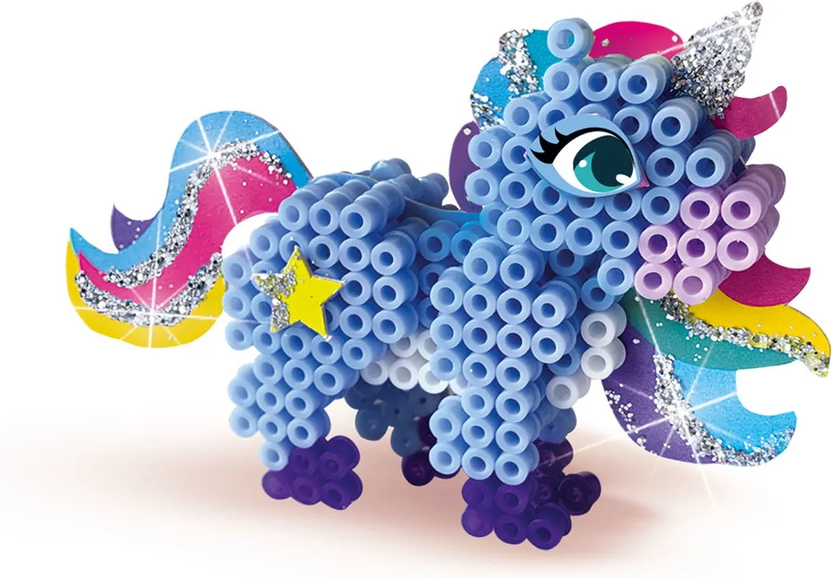 SES Creative Beedz Unicorn Strijkkralen - 1800 Stuks - 10 Kleuren