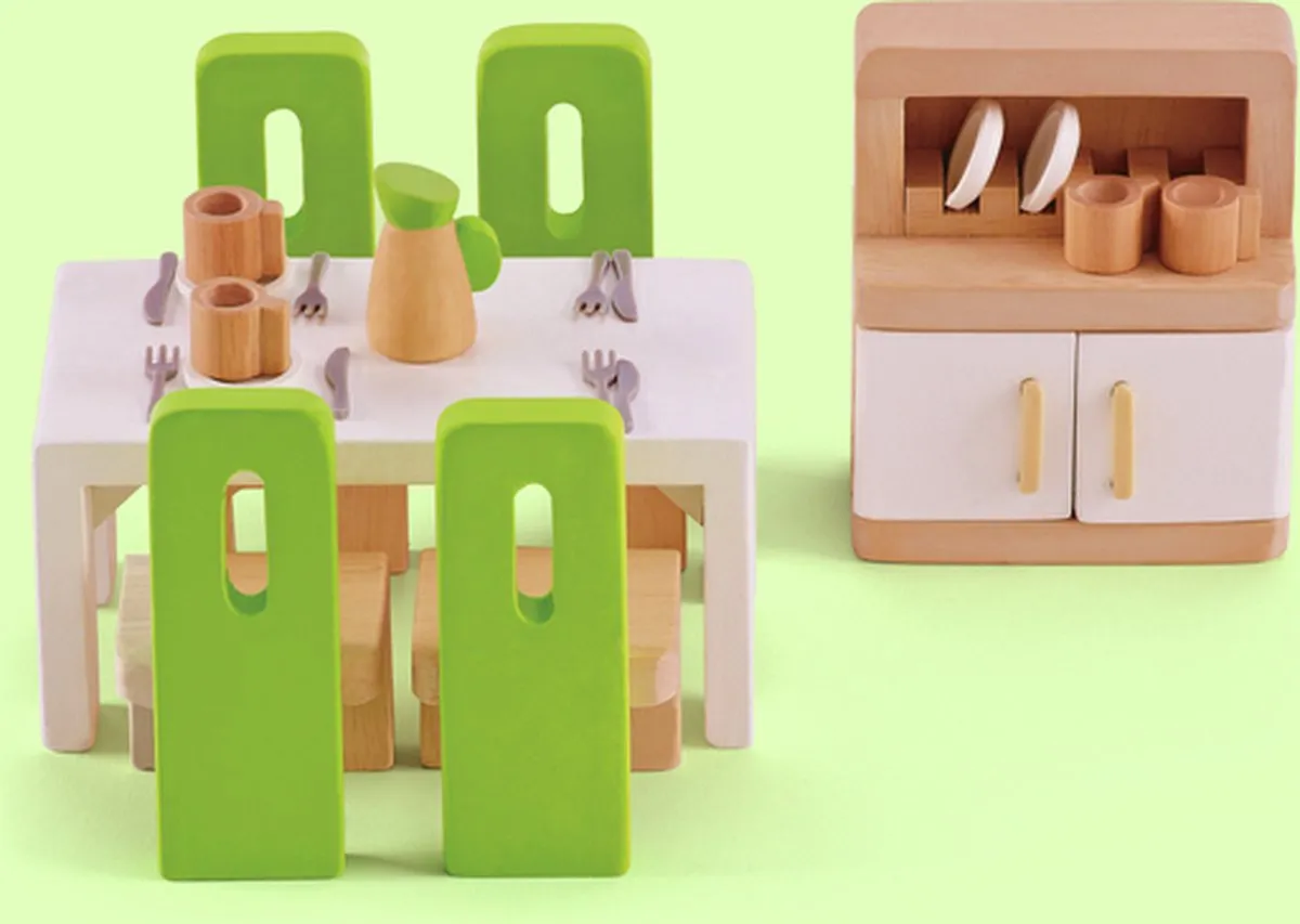 Hape Eetkamer Poppenhuis