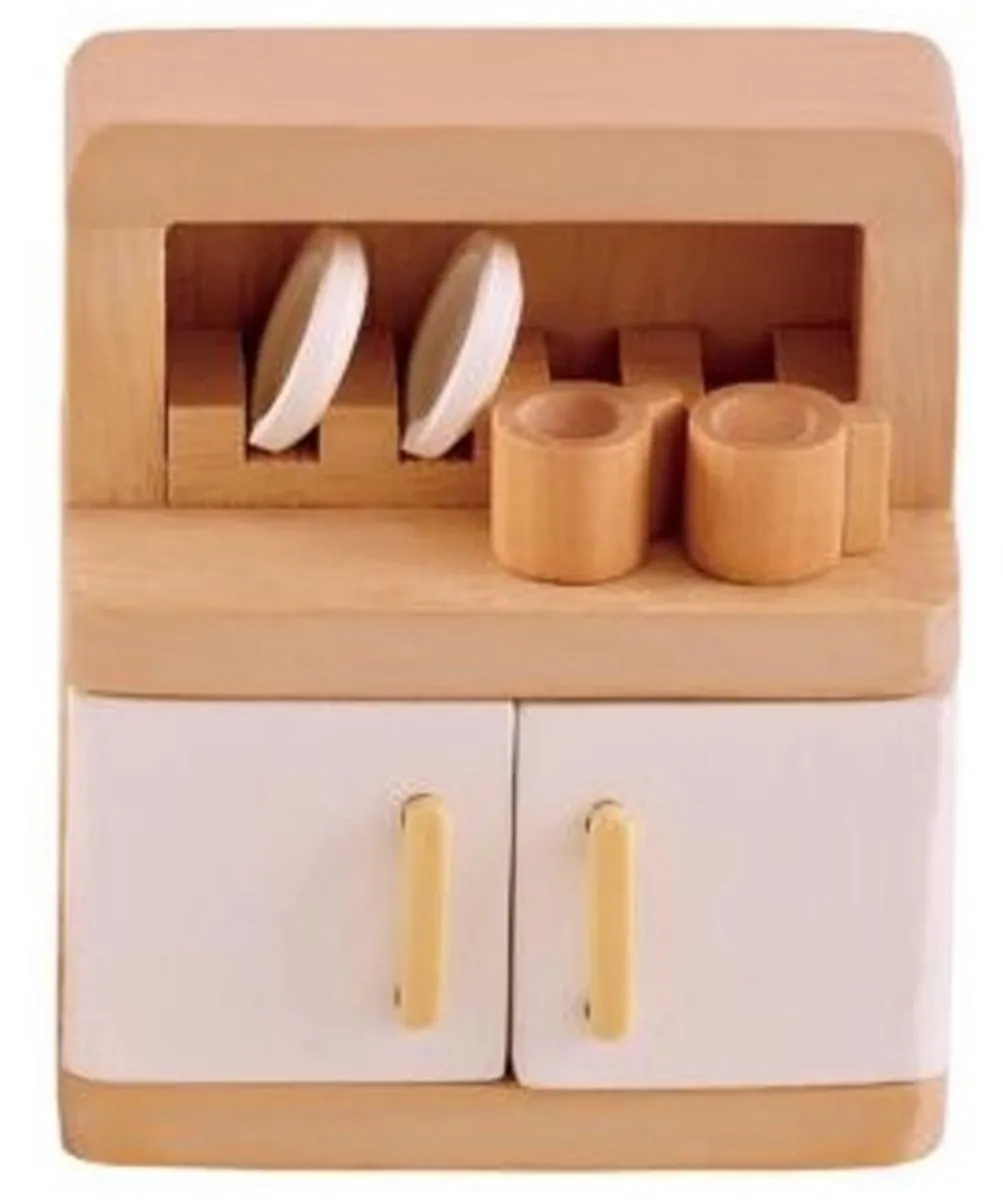 Hape Eetkamer Poppenhuis - 7 Meubels 1 Pop - Veelkleurig