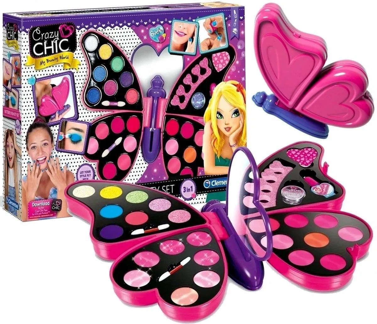 Clementoni Kinder Make-up Set Vlinderdoos