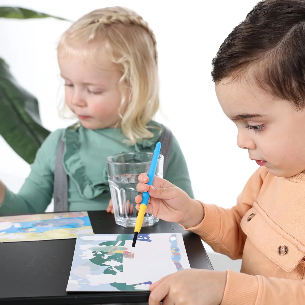 SES Creative My First Kleuren met Water MegaSet Verborgen Dieren - 8 Stuks