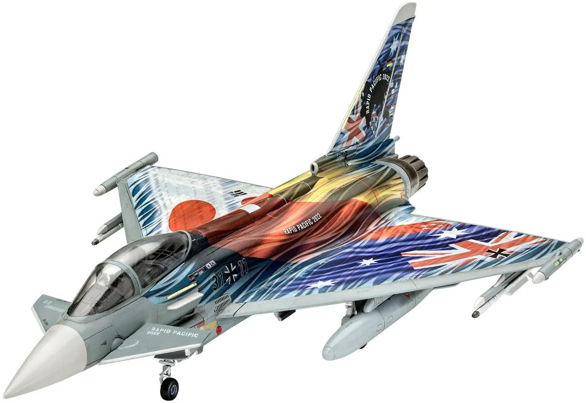 Revell 05649 Eurofighter Rapid Pacific Modelbouwpakket - 1:72 - 130 Onderdelen - Multi