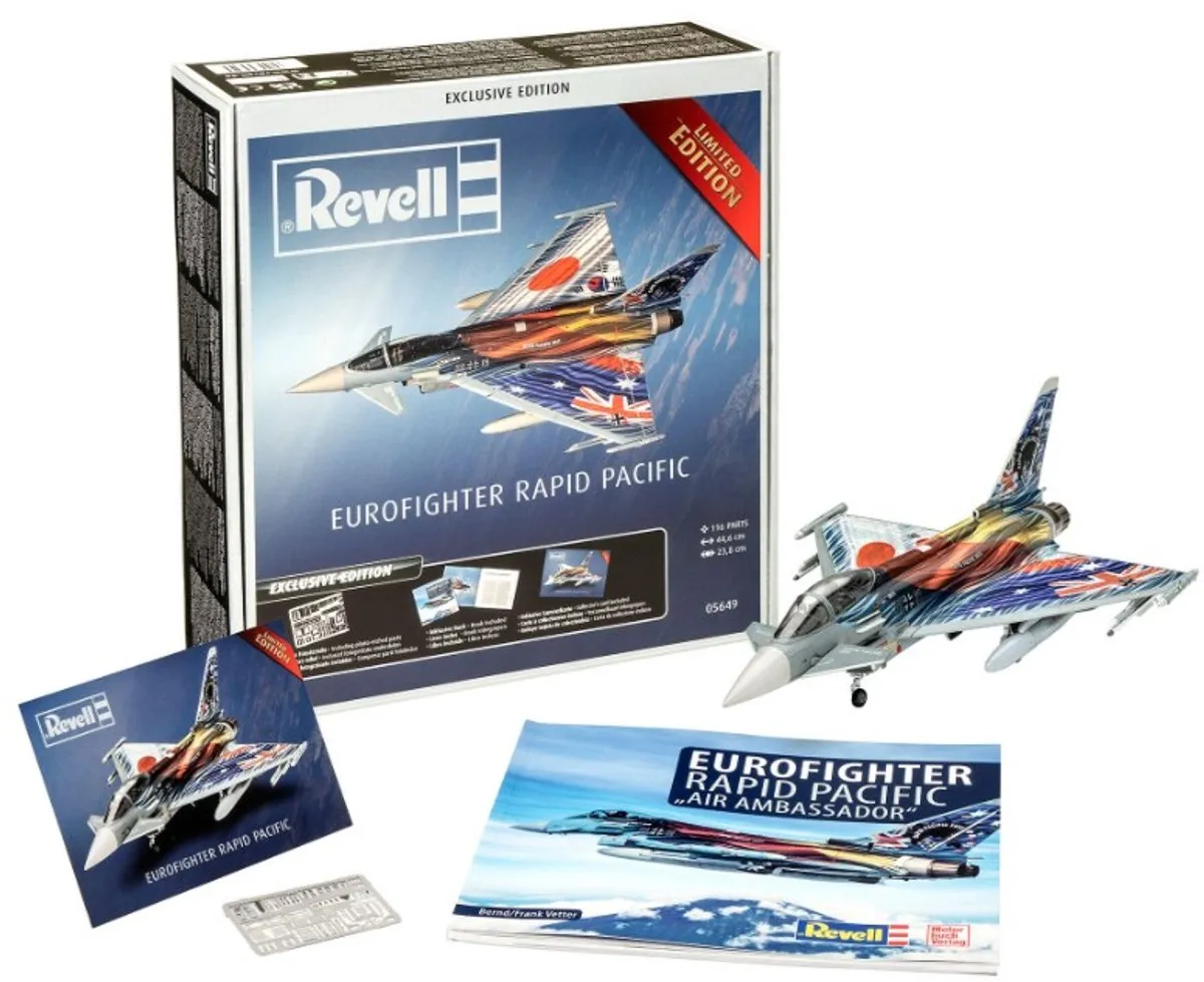Revell 05649 Eurofighter Rapid Pacific Modelbouwpakket - 1:72 - 130 Onderdelen - Multi