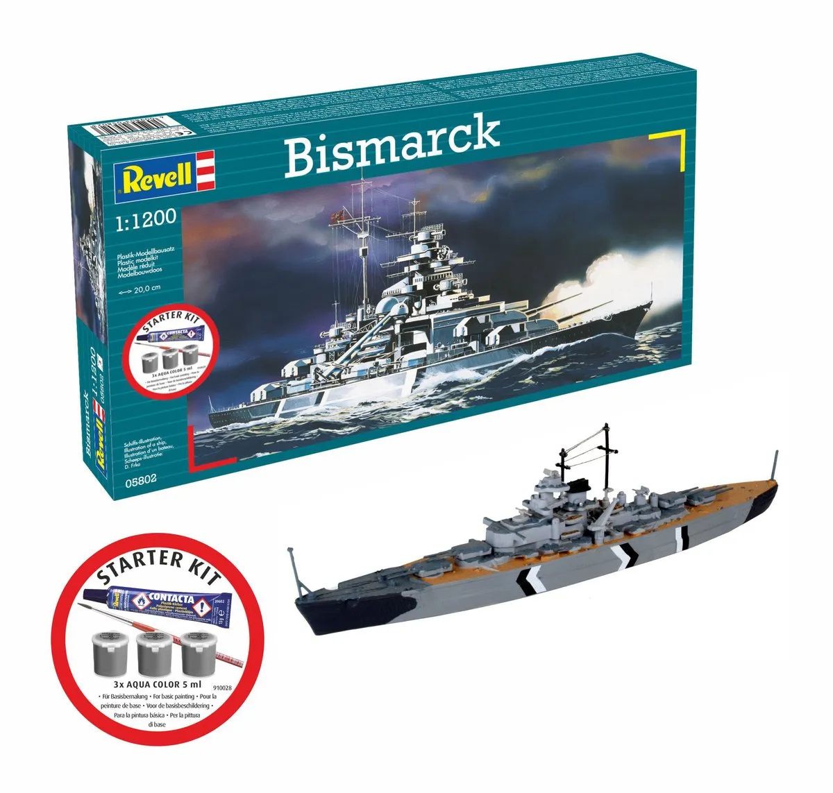 Revell 75802 Bismarck Modelbouwpakket