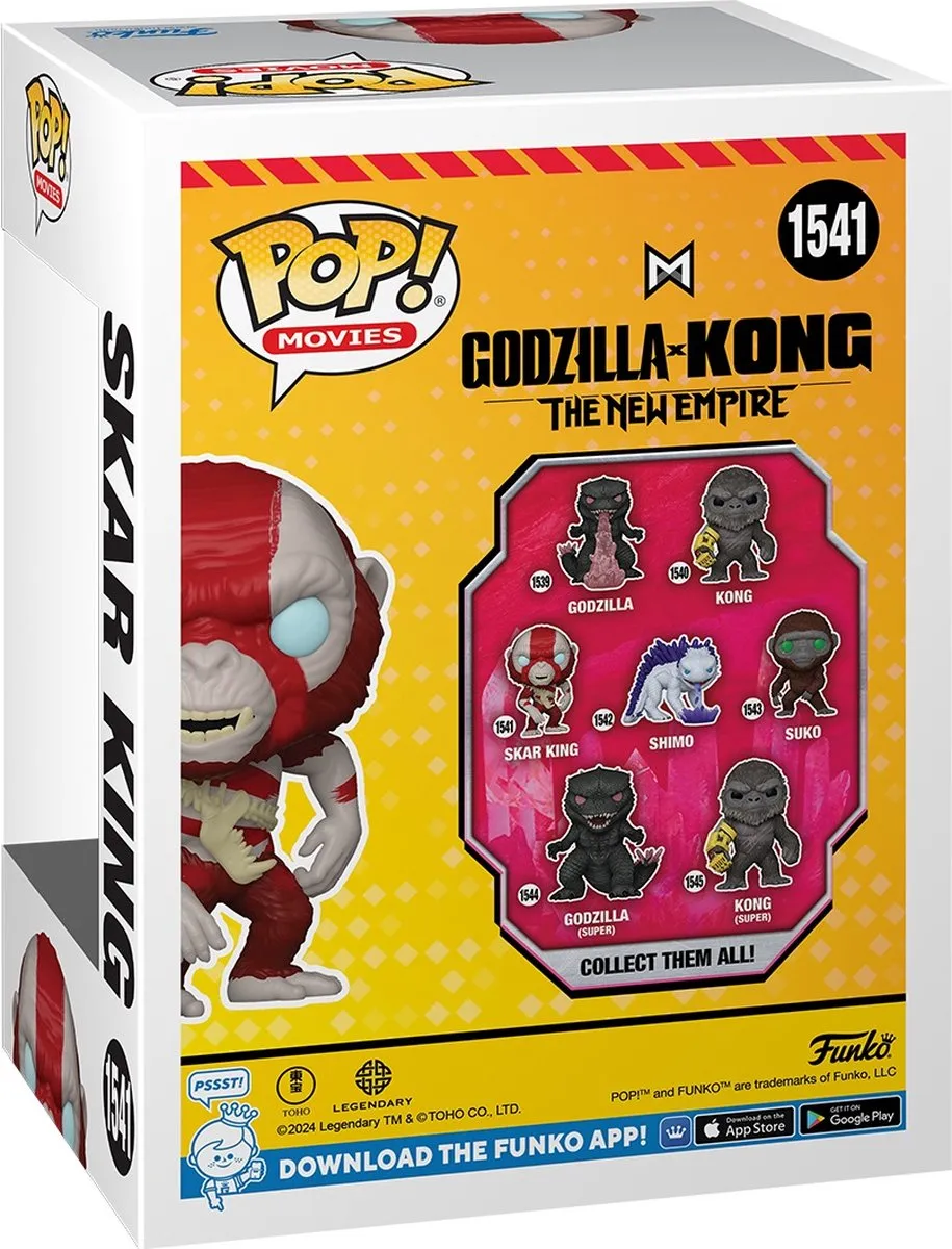 Funko Pop! Godzilla vs. Kong Skar King 75929 - Meerkleurig