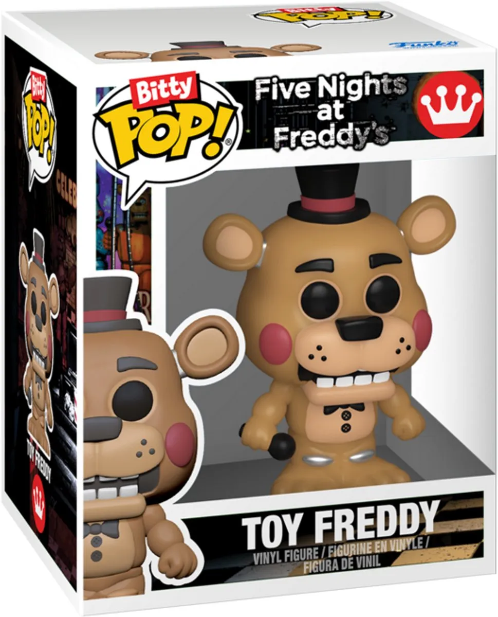 Funko Five Nights at Freddy's Toy Freddy Bitty Pop! - 889698852517 - afbeelding 6 van 6