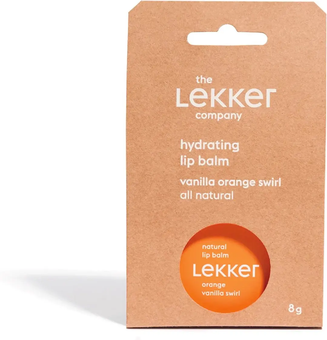 The Lekker Company Lippenbalsem Sinaasappel & Vanille 8ml