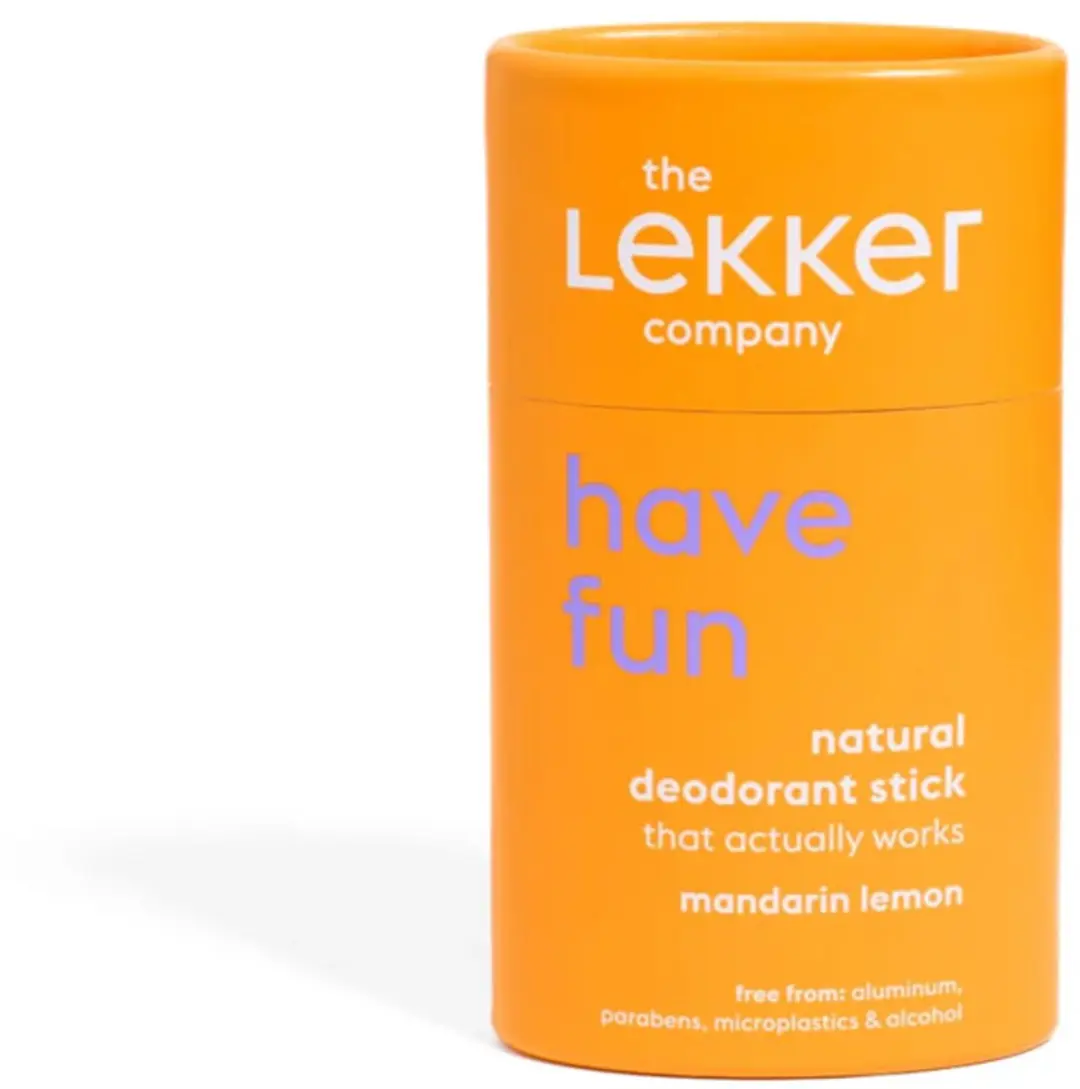 The Lekker Company Deodorant Stick Mandarijn & Citroen 40g