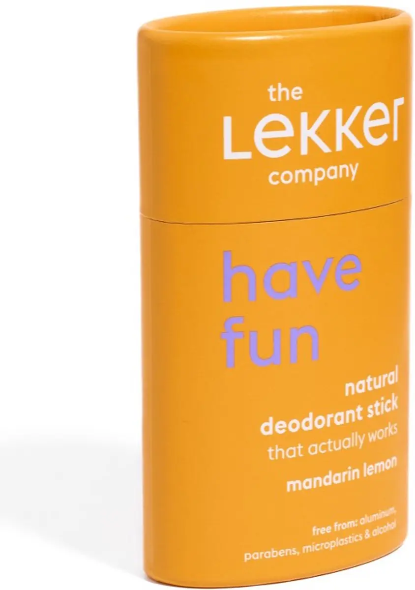 The Lekker Company Deodorant Stick Mandarijn & Citroen 40g
