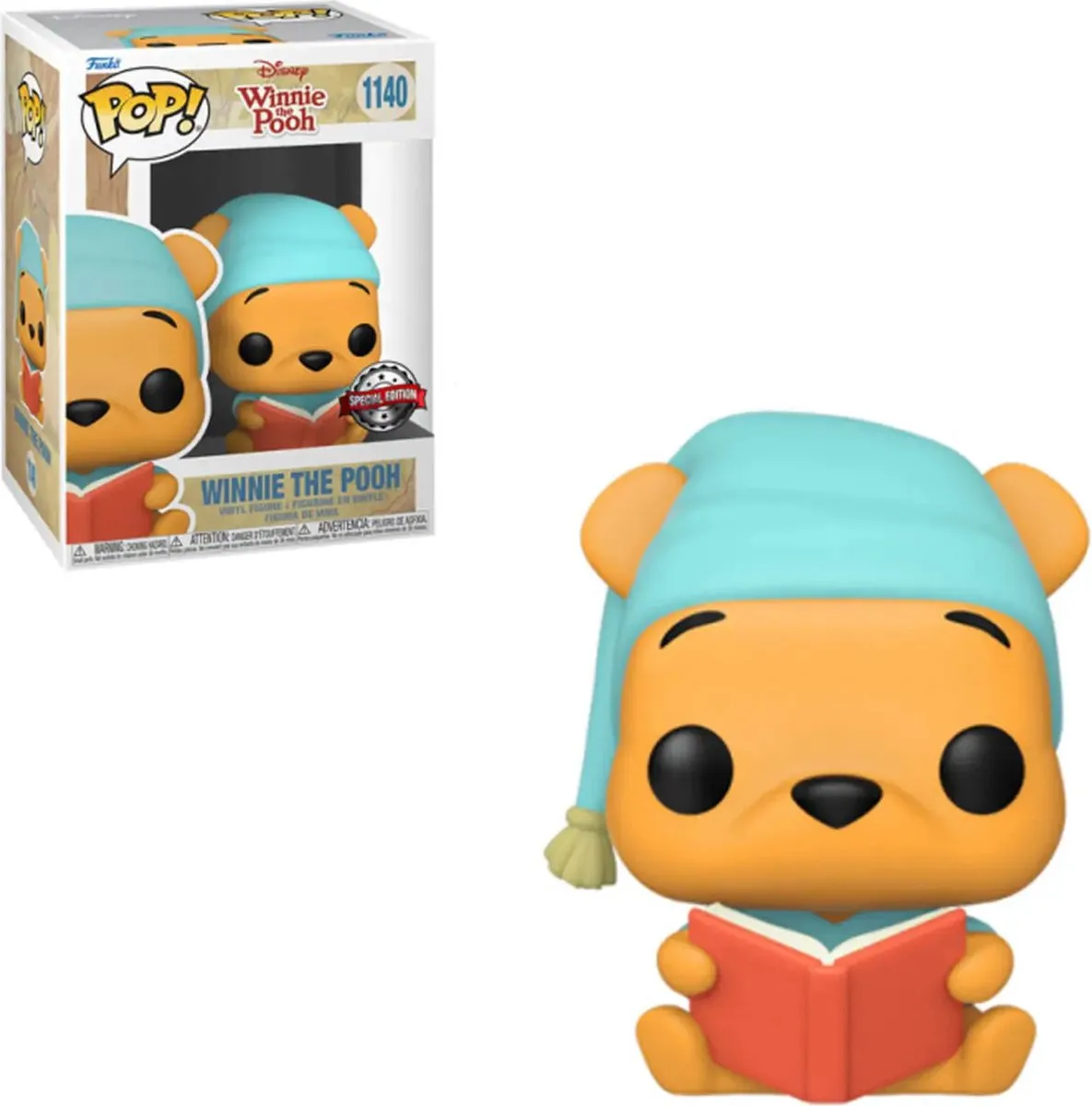 Funko Pop! Disney Winnie Reading Book US Exclusief 58786 - Veelkleurig