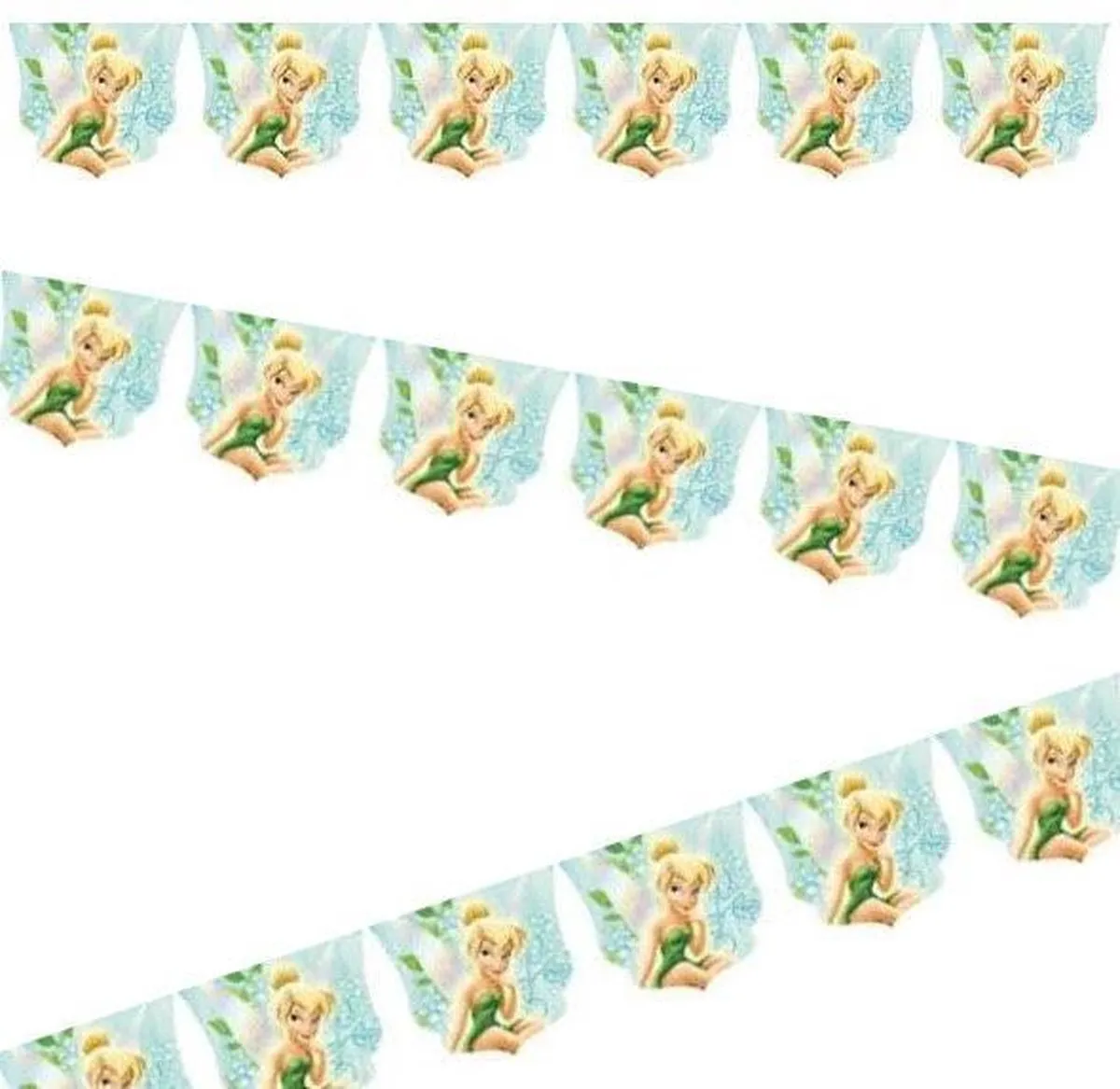 Disney Fairies Tinkerbell Vlaggenlijn - 230 cm - Meerkleurig