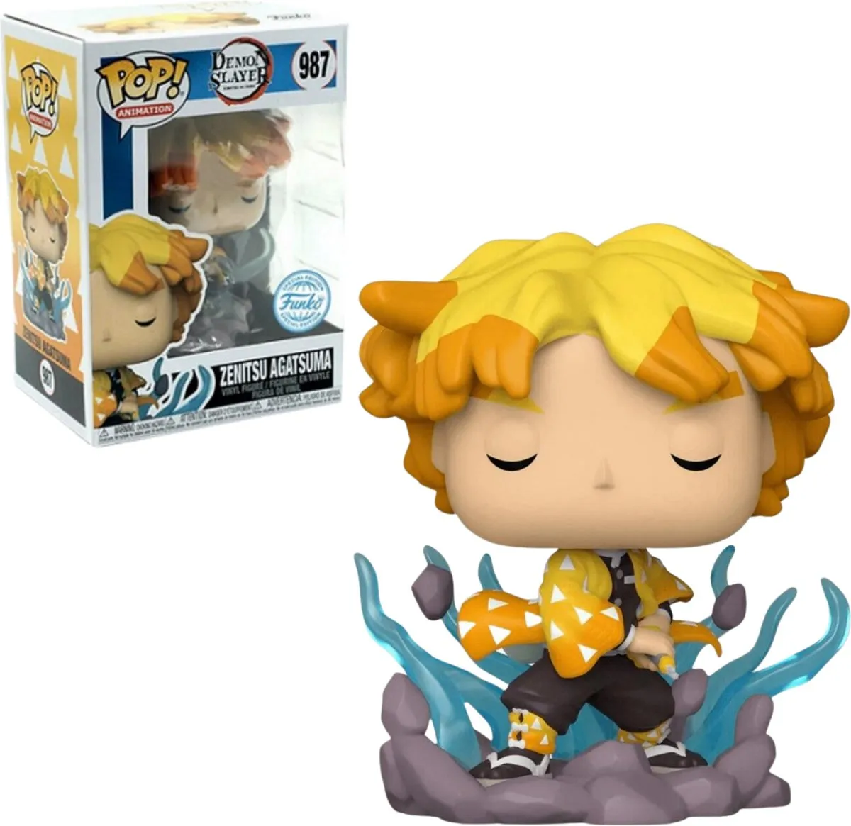 Funko Pop! Zenitsu Agatsuma Demon Slayer Figuur FK56103 - Special Edition