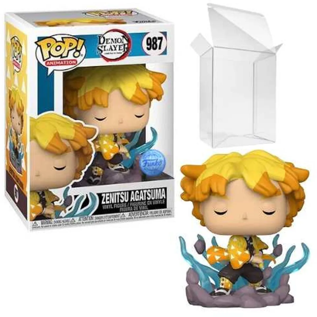 Funko Pop! Zenitsu Agatsuma Demon Slayer Figuur FK56103 - Special Edition