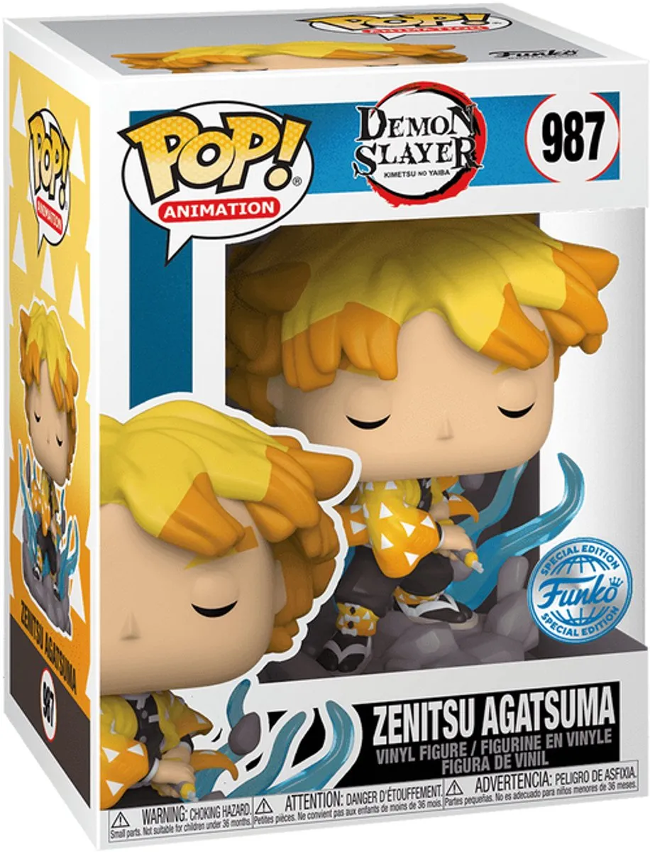 Funko Pop! Zenitsu Agatsuma Demon Slayer Figuur FK56103 - Special Edition