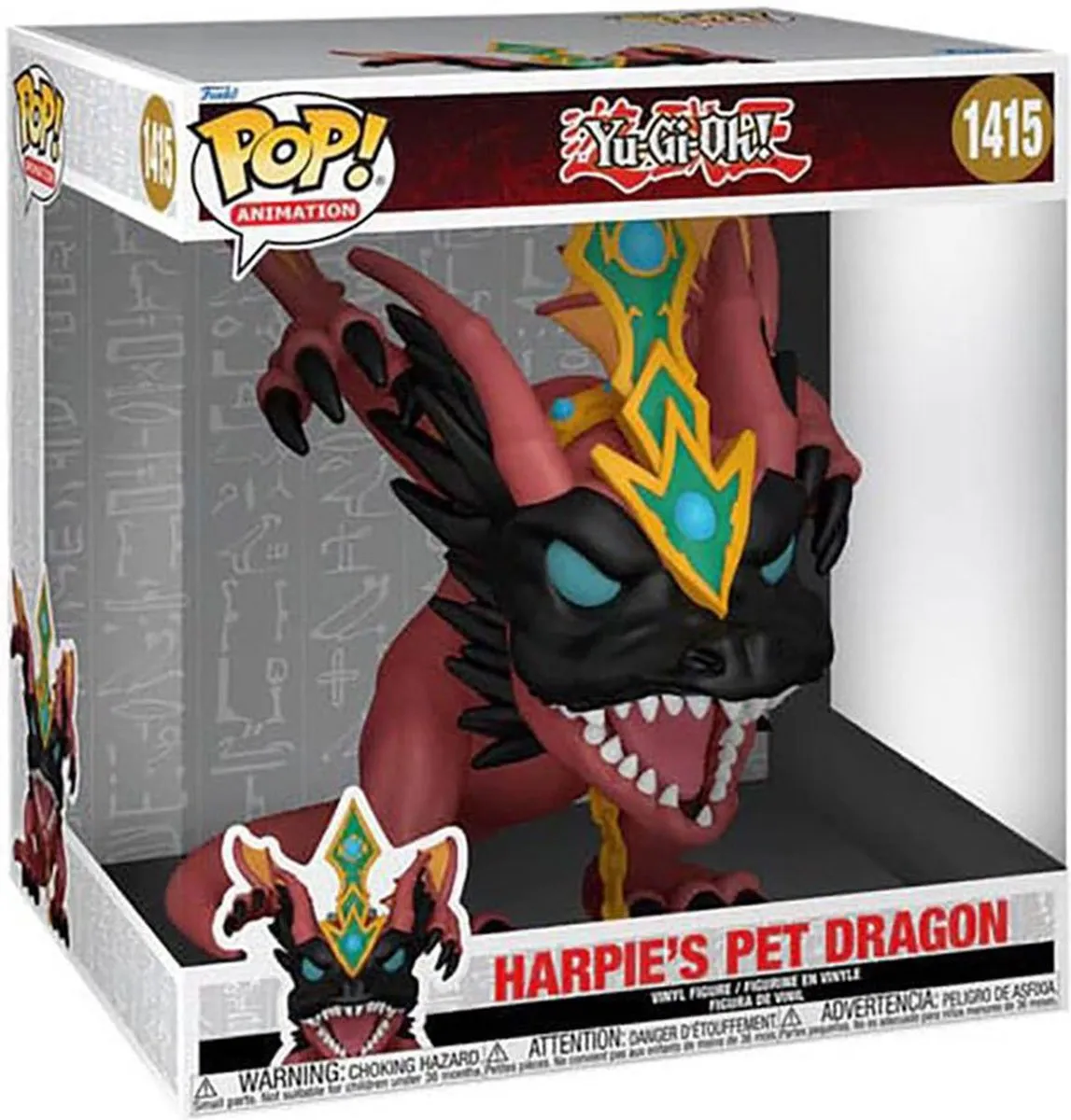 Funko Pop! Yu-Gi-Oh Harpie's Pet Dragon 10" - Multi