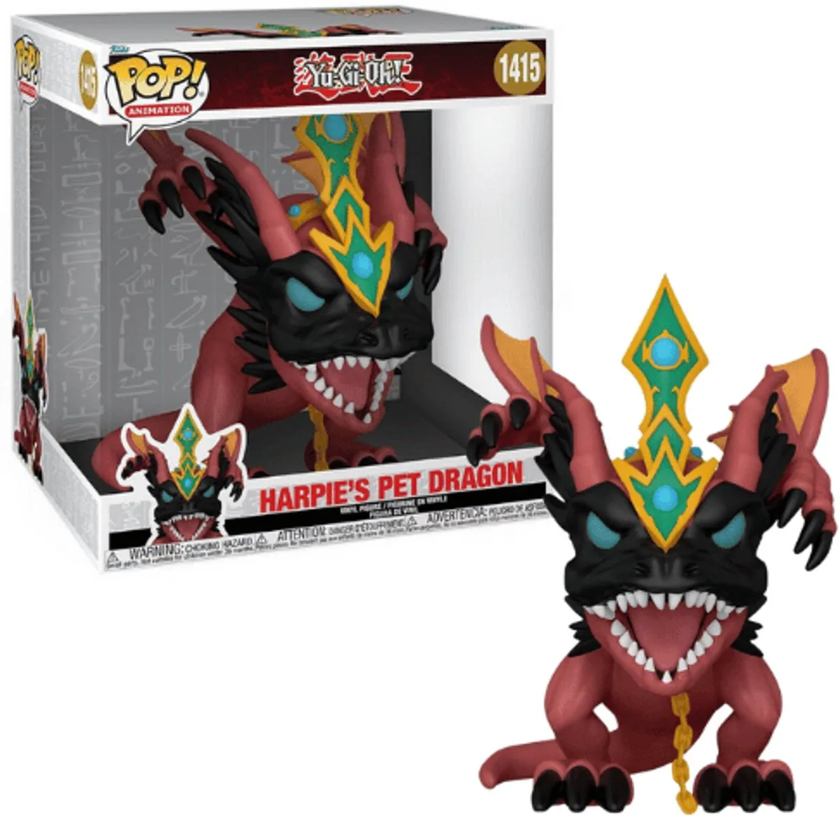 Funko Pop! Yu-Gi-Oh Harpie's Pet Dragon 10" - Multi