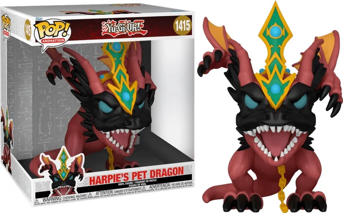 Funko Pop! Yu-Gi-Oh Harpie's Pet Dragon 10" - Multi