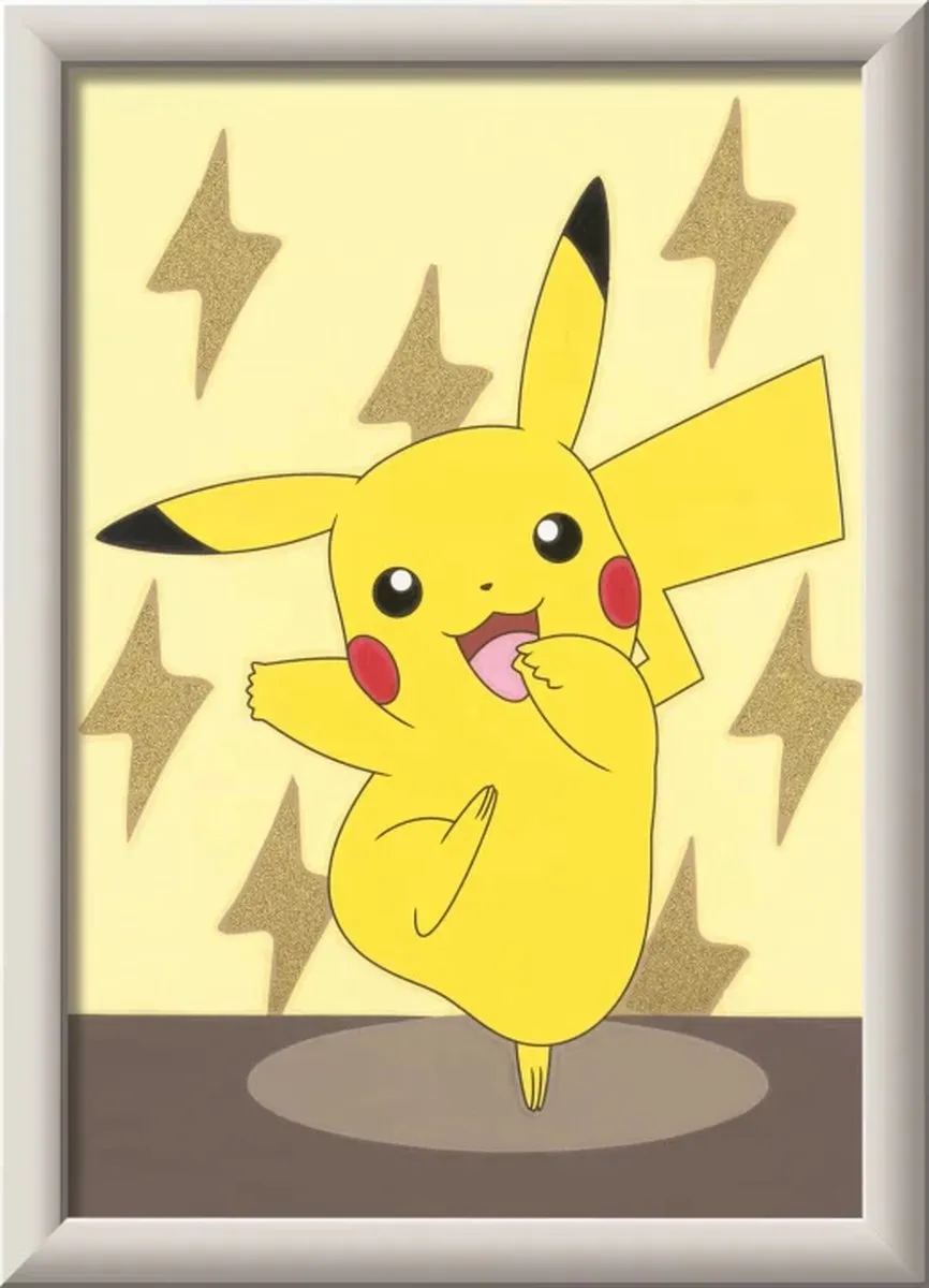 Ravensburger Pokémon Schilderen Op Nummer - 8 Kleuren Acrylverf