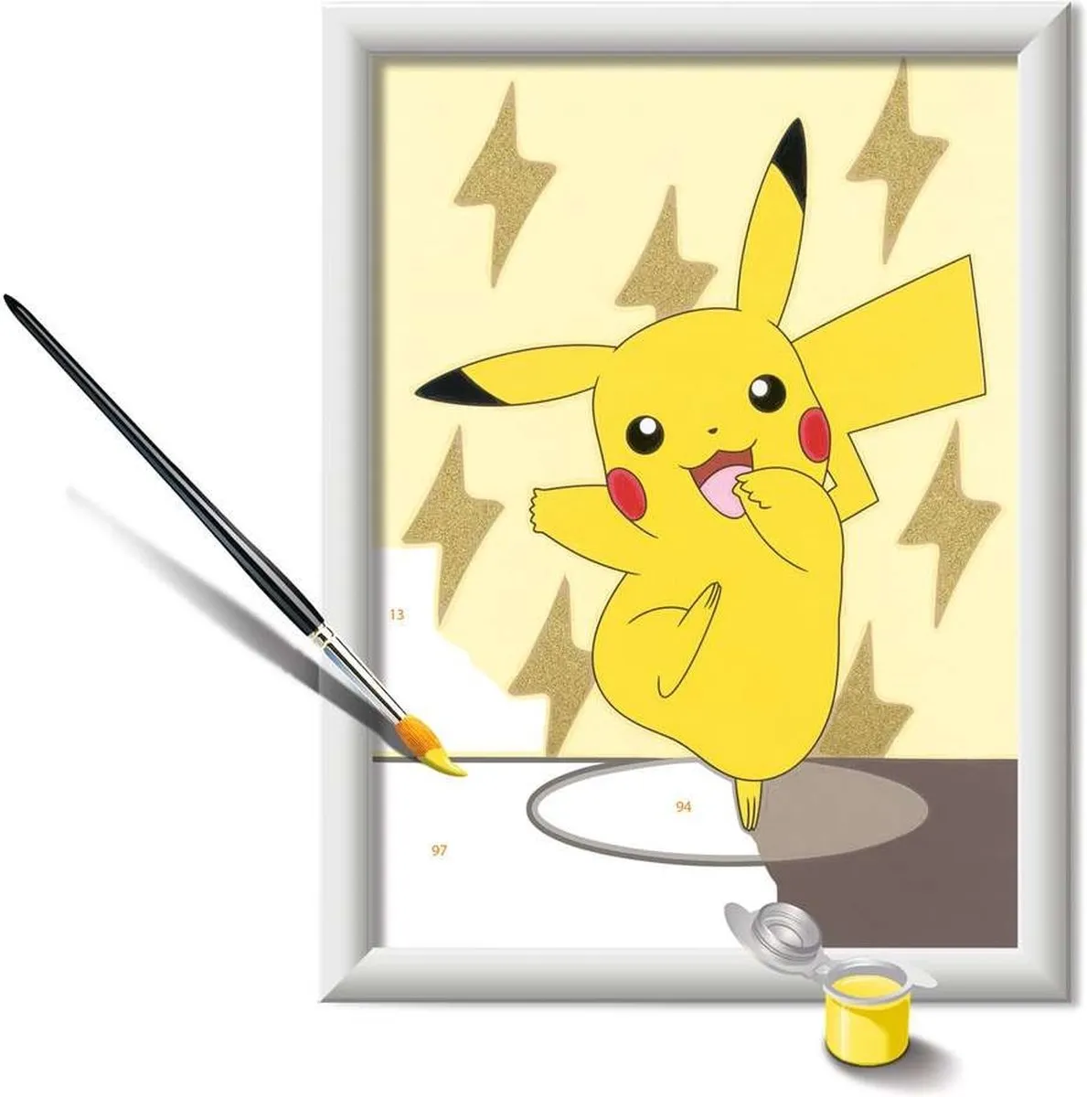 Ravensburger Pokémon Schilderen Op Nummer - 8 Kleuren Acrylverf