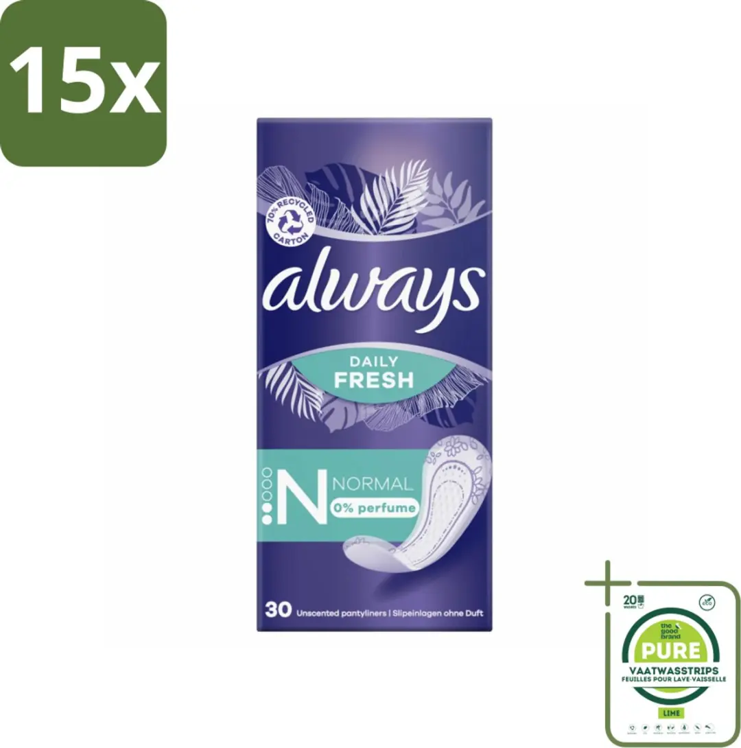 15 x Always Daily Fresh