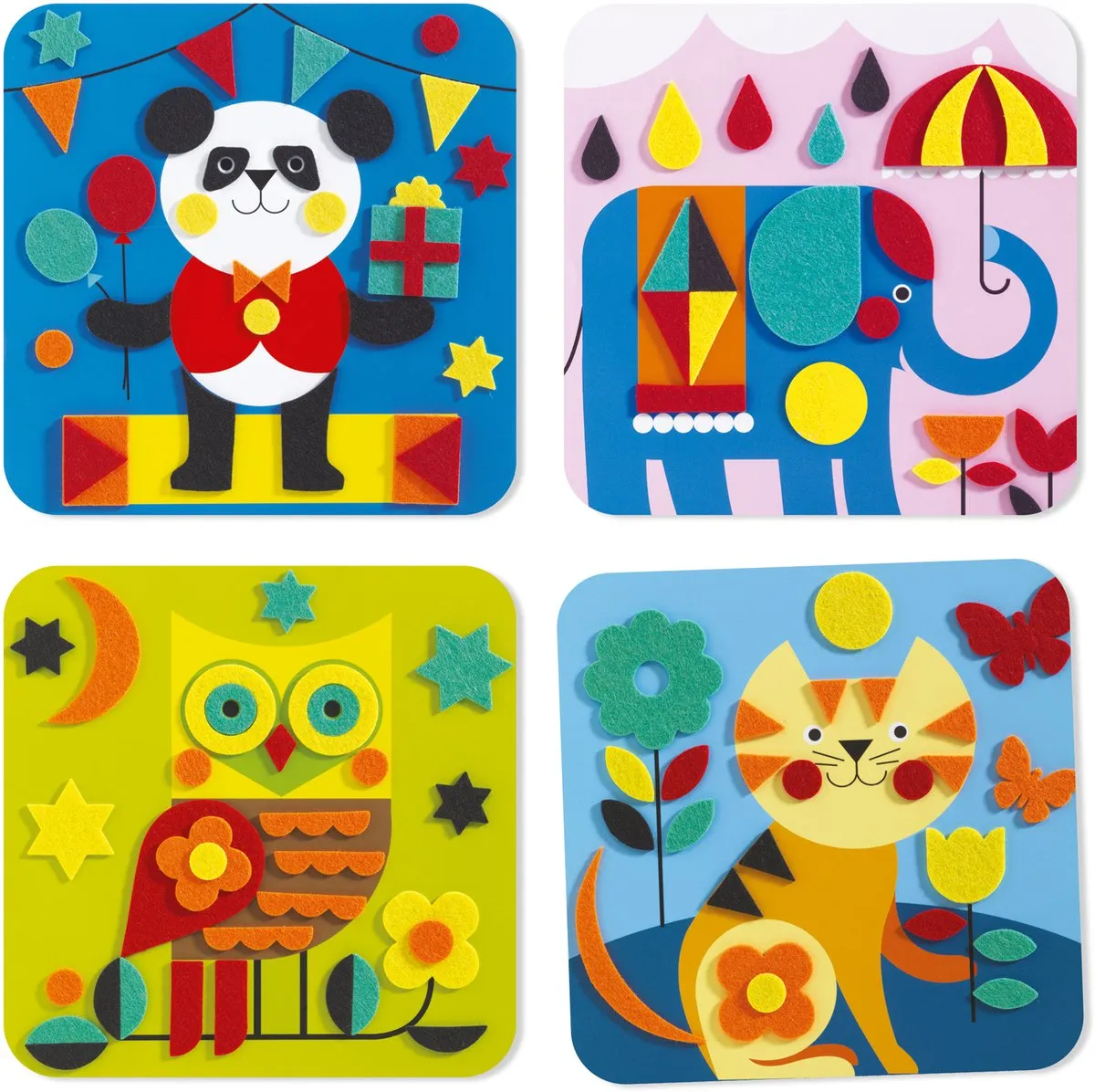 Djeco Collage Knutselset Zachte Dieren