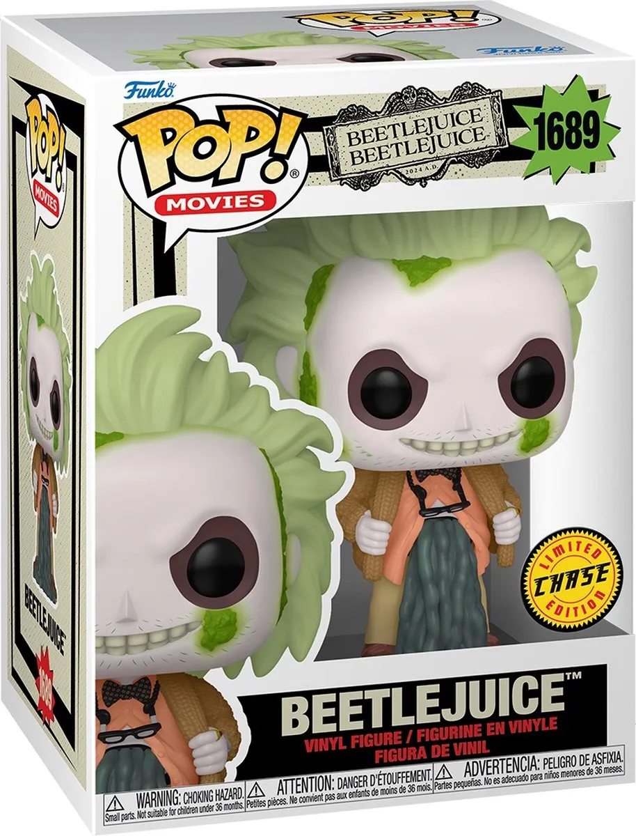 Funko Beetlejuice Beetlejuice Chase Edition Vinylfiguur 82653 - Meerkleurig