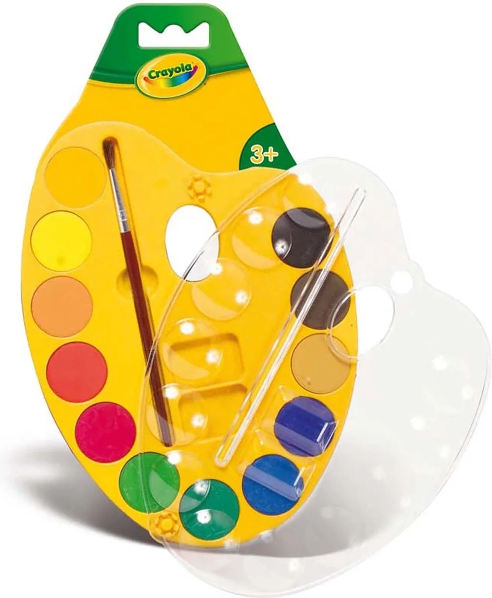 Crayola Schilderspalet Waterverf 12 Kleuren