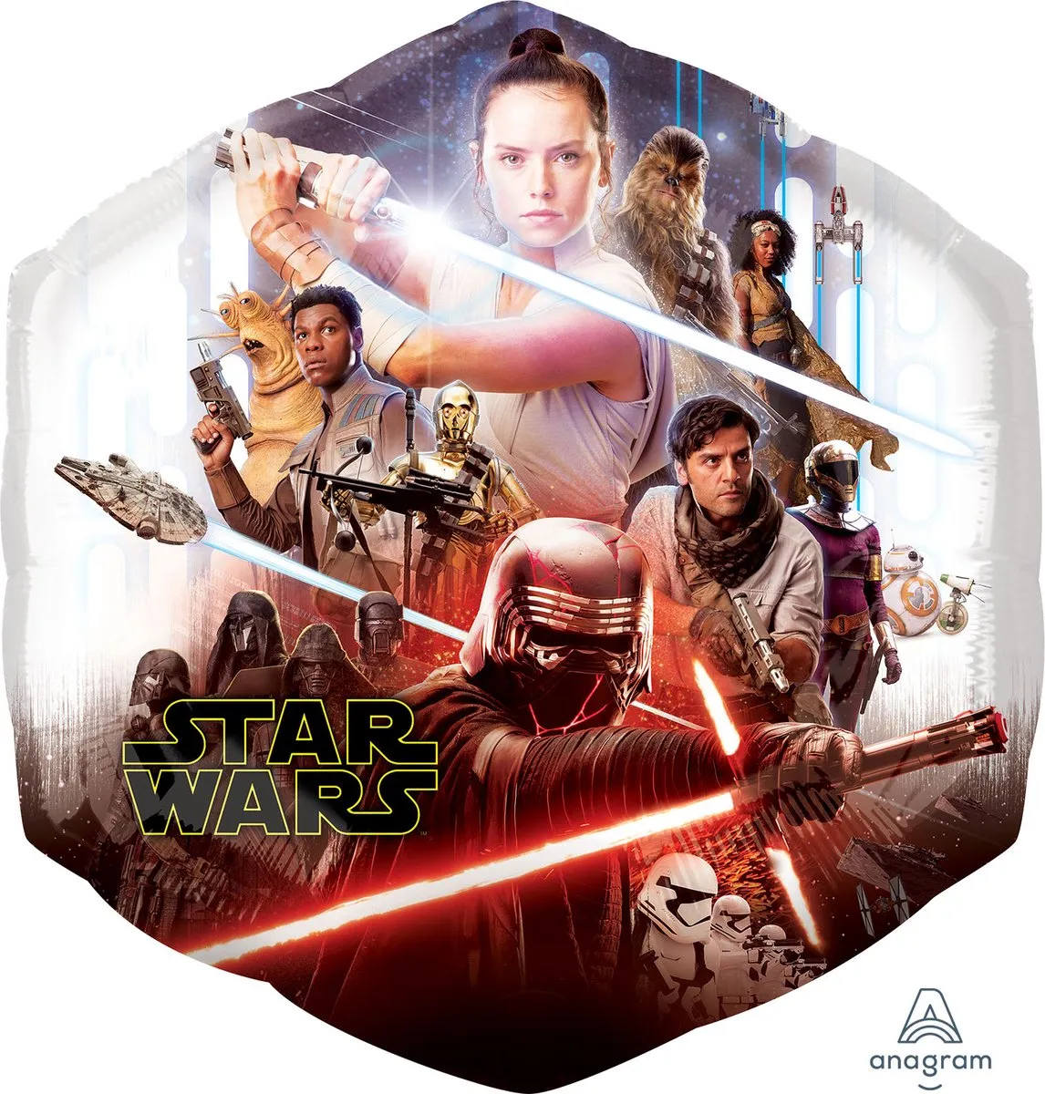 Star Wars Folie Ballon Skywalker 58x55cm