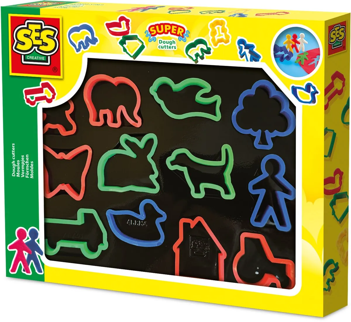 SES Creative Super Klei Vormen - 12 Stuks