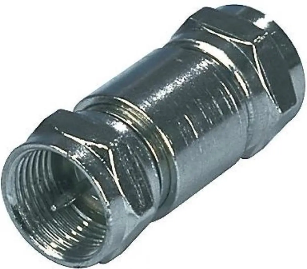 F-connector koppelstuk male