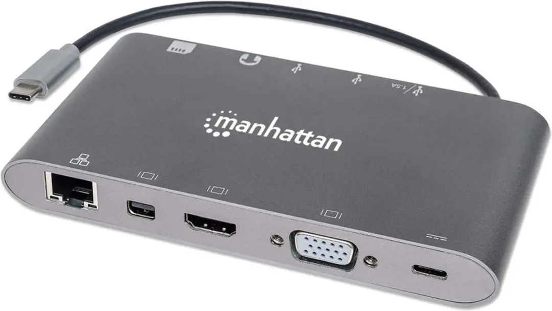 Manhattan USB-C 7-in-1 Docking Station