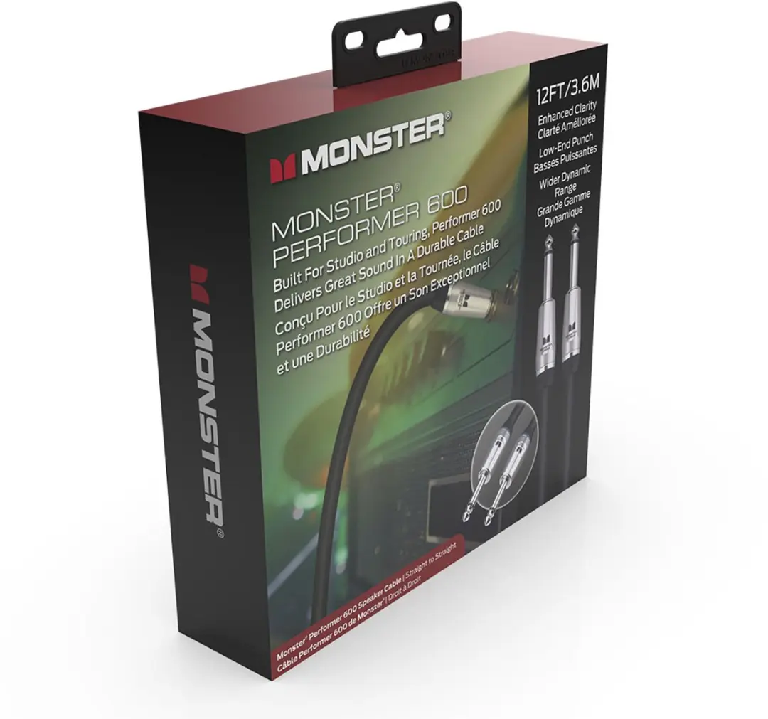Monster Cable Performer 600 Jack Speakerkabel 3.6m - Zwart