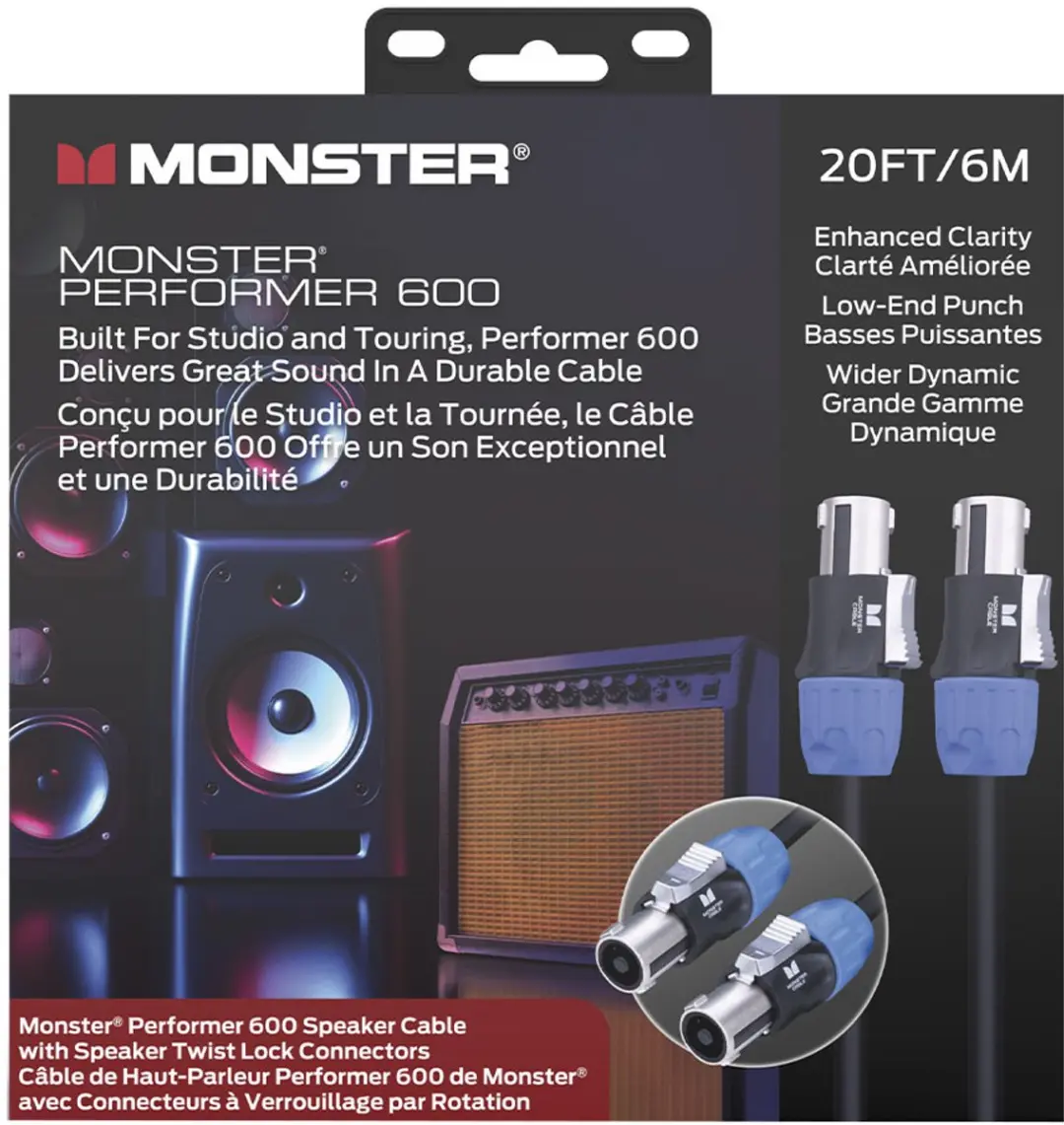 Monster Cable Performer 600 Speak-On Kabel 6m