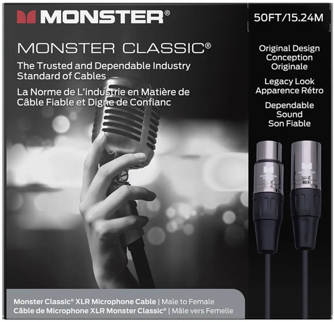 Monster Cable Classic XLR VMP60012 Microfoonkabel 15m