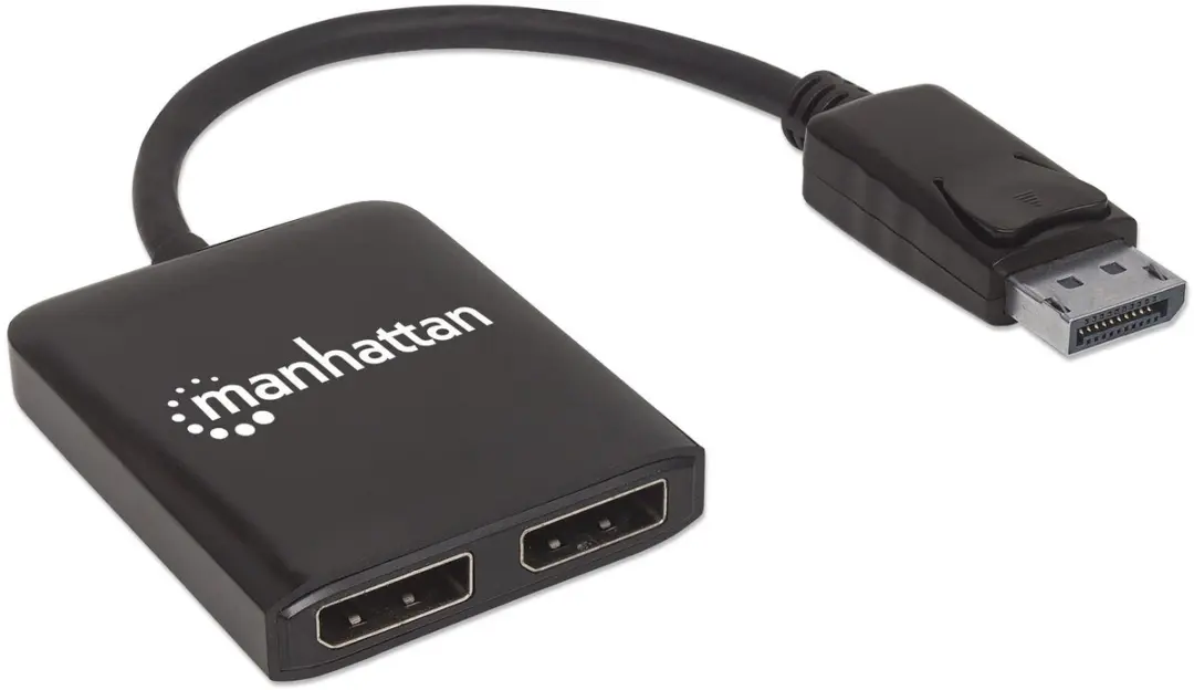 Manhattan 207768 DisplayPort Splitter - 2 Poorten - 4K