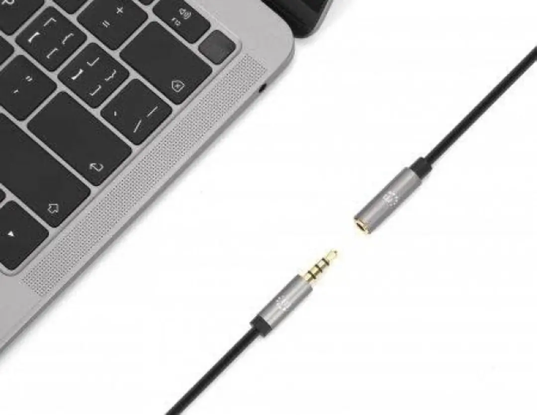 Manhattan Audio Verlengkabel 3,5mm Klinke 3m - Zwart