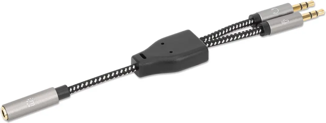 Manhattan Headset-Adapterkabel 15cm