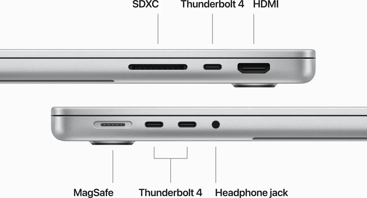 Apple MacBook Pro 14 M3 Pro MRX63N/A - 512GB - Zilver