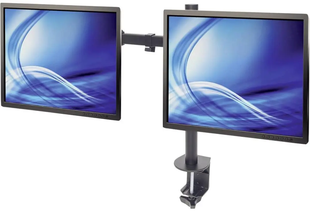 Manhattan 461528 Monitor-tafelbeugel - 2-voudig - 81,3cm Zwart