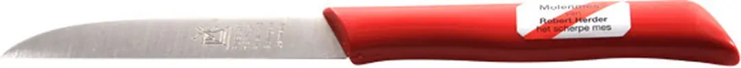 Robert Herder Molenmes Klassiker 1966 - RVS Lemmet 85mm - Rood